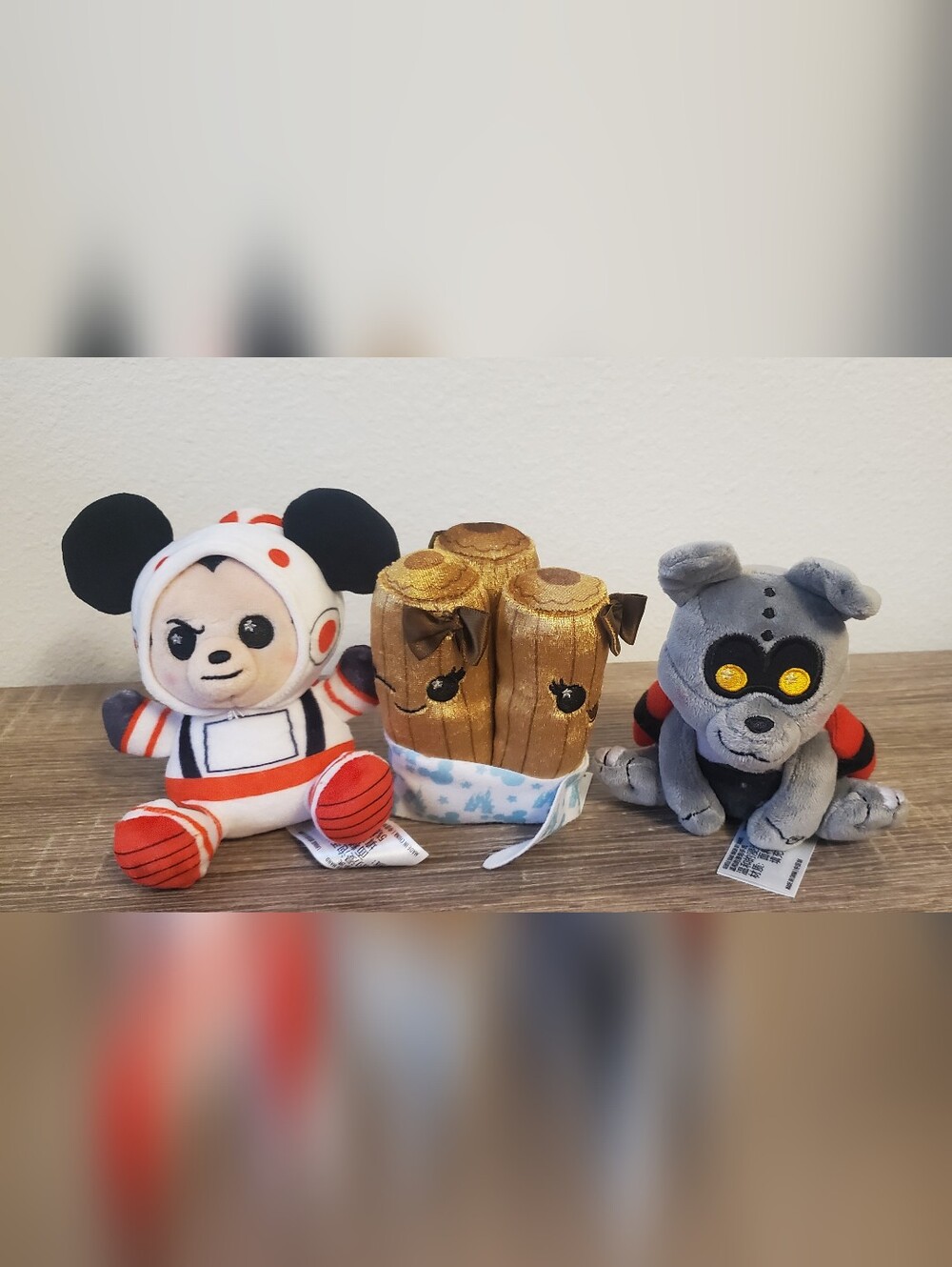 Disney Wishables Mission Space Mickey And Robot Dog Churro Plush